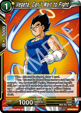 BT28-096 Vegeta, Can’t Wait to Fight