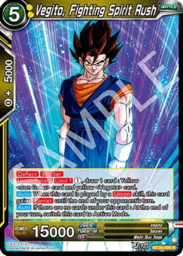 BT28-099 Vegito, Fighting Spirit Rush