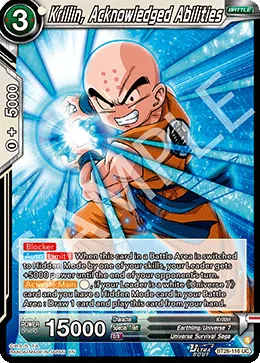 BT28-116 Krillin, Acknowledged Abilities