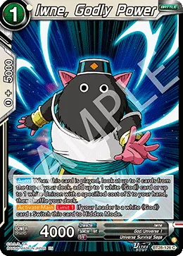 BT28-126 Iwne, Godly Power