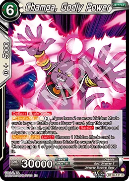 BT28-131 Champa, Godly Power