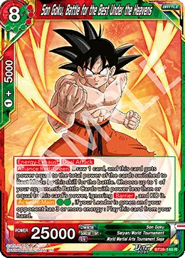 BT28-140 Son Goku, Battle for the Best Under the Heavens