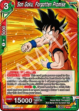 BT28-141 Son Goku, Forgotten Promise