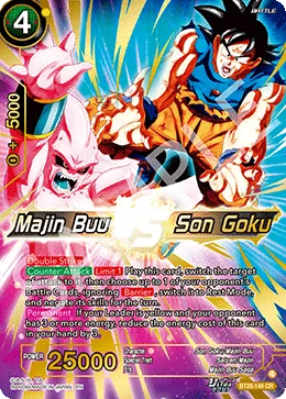 BT28-146 Majin Buu VS Son Goku