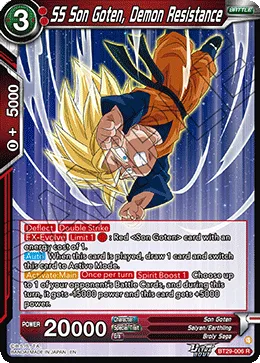 BT29-006 SS Son Goten, Demon Resistance