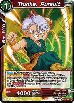 BT29-009 Trunks, Pursuit