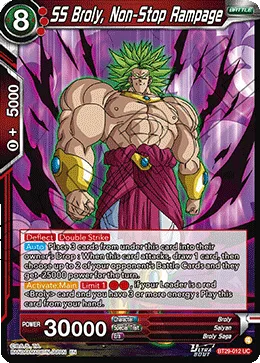 BT29-012 SS Broly, Non-Stop Rampage
