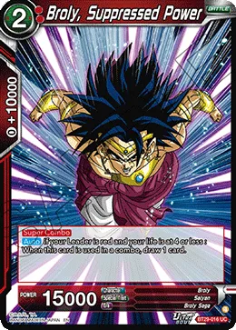 BT29-016 Broly, Suppressed Power