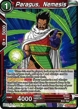 BT29-020 Paragus, Nemesis