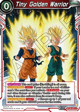 BT29-027 Tiny Golden Warrior