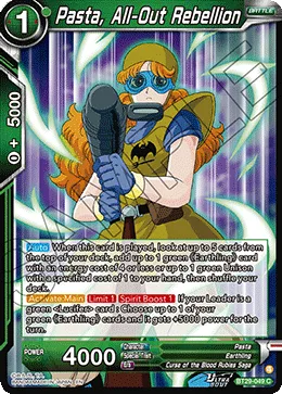 BT29-049 Pasta, All-Out Rebellion