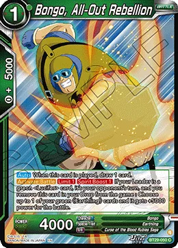 BT29-050 Bongo, All-Out Rebellion