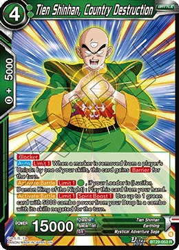 BT29-053 Tien Shinhan, Country Destruction