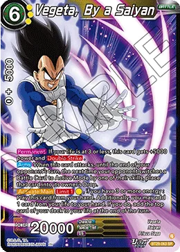 BT29-063 Vegeta, By a Saiyan