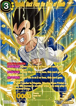 BT29-065 Vegeta, Back From the Brink of Death (SPR)