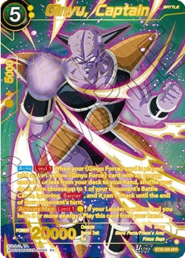 BT29-069 Ginyu, Captain (SPR)