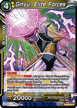 BT29-070 Ginyu, Elite Forces