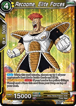 BT29-075 Recoome, Elite Forces