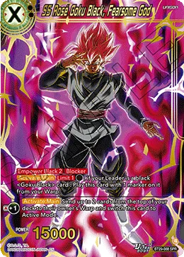 BT29-088 SS Rosé Goku Black, Fearsome God (SPR)
