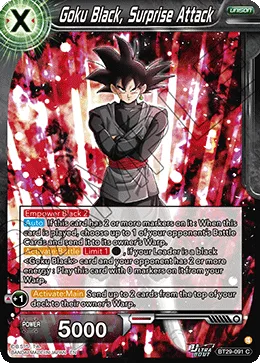 BT29-091 Goku Black, Surprise Attack