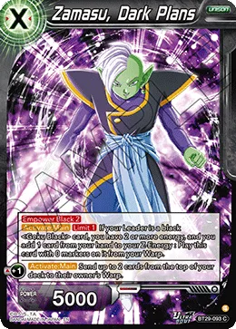 BT29-093 Zamasu, Dark Plans