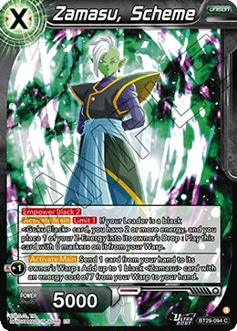 BT29-094 Zamasu, Scheme