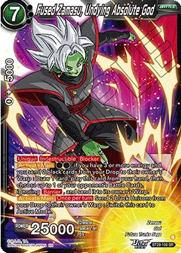 BT29-100 Fused Zamasu, Undying Absolute God
