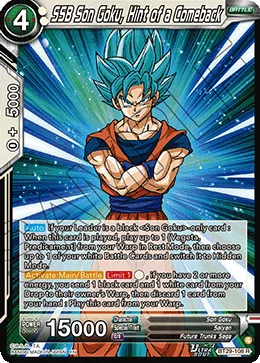 BT29-108 SSB Son Goku, Hint of a Comeback
