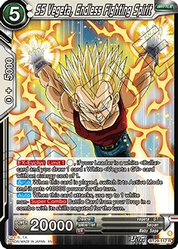 BT29-117 SS Vegeta, Endless Fighting Spirit