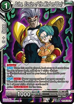 BT29-125 Bulma, Erosion of the Mind and Body