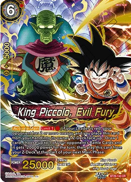 BT29-143 King Piccolo, Evil Fury