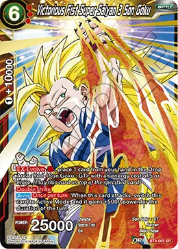 BT3-003 Victorious Fist Super Saiyan 3 Son Goku