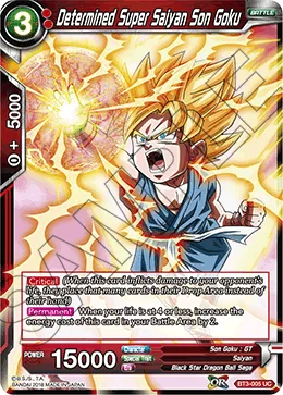 BT3-005 Determined Super Saiyan Son Goku