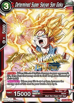 BT3-005 Determined Super Saiyan Son Goku (Promo)