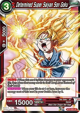 BT3-005 Determined Super Saiyan Son Goku (Promo)