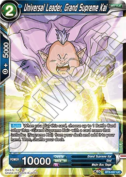 BT3-037 Universal Leader, Grand Supreme Kai