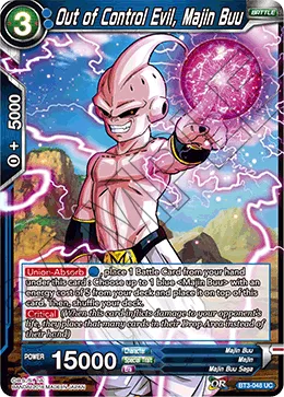 BT3-048 Out of Control Evil, Majin Buu