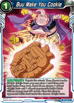 BT3-054 Buu Make You Cookie