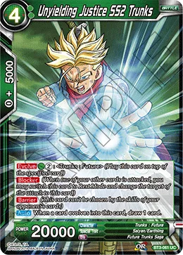 BT3-061 Unyielding Justice SS2 Trunks