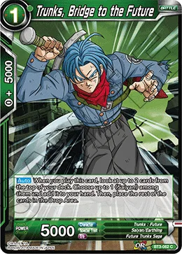 BT3-062 Trunks, Bridge to the Future