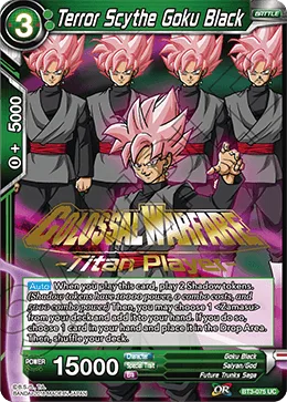 BT3-075 Terror Scythe Goku Black (Promo)