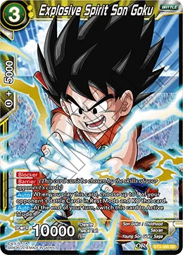 BT3-088 Explosive Spirit Son Goku (Parallel)