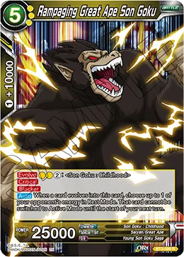 BT3-089 Rampaging Great Ape Son Goku (Promo)