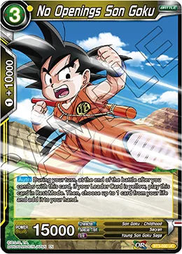 BT3-090 No Openings Son Goku (Promo)