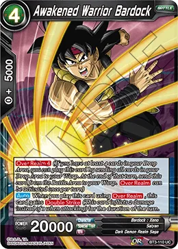 BT3-110 Awakened Warrior Bardock (Parallel)