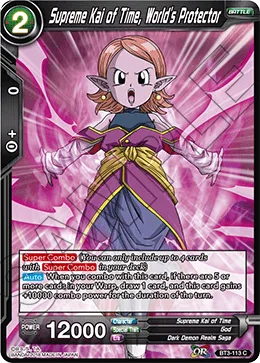 BT3-113 Supreme Kai of Time, World's Protector