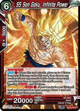 BT30-003 SS Son Goku, Infinite Power