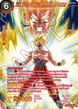 BT30-003 SS Son Goku, Infinite Power (SPR)