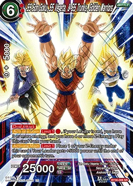 BT30-006 SS Son Goku, SS Vegeta, & SS Trunks, Golden Warriors