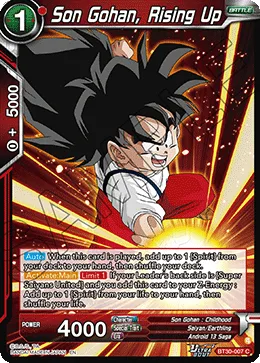 BT30-007 Son Gohan, Rising Up